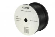 Satco Products Inc. 93/305 - Lamp And Lighting Bulk Wire; 18/2 SPT-1.5 105C; 2500 Foot/Reel; Black