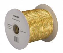 Satco Products Inc. 93/333 - Pulley Bulk Wire; 18/3 SVT 105C Pulley Cord; 250 Foot/Spool; Clear Gold