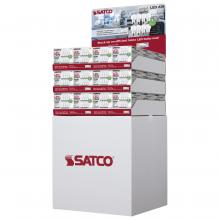 Satco Products Inc. D2107 - Display Unit Containing 36 pieces of S14463; 14 Watt; A19 LED; 5000K; Non-Dimmable; E26; 80 CRI