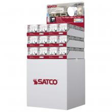 Satco Products Inc. D2109 - Display Unit Containing 36 pieces of S11387; 9.5 Watt; BR30 LED; 5000K; Dimmable; E26; 90 CRI
