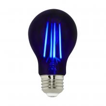 Satco Products Inc. S14990 - 6.5 Watt; LED A19; Black Light Bulb; Medium Base; 120 Volt