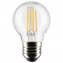  S21217 - 4 Watt G16.5 LED; Clear; Medium base; 90 CRI; 4000K; 120 Volt