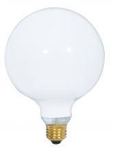 Satco Products Inc. S3001 - 40 Watt G40 Incandescent; Gloss White; 4000 Average rated hours; 280 Lumens; Medium base; 120 Volt