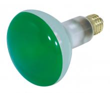 Satco Products Inc. S3227 - 75 Watt BR30 Incandescent; Green; 2000 Average rated hours; Medium base; 130 Volt