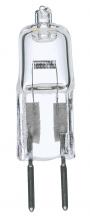 Satco Products Inc. S3420 - 20 Watt; Halogen; T3; Clear; 2000 Average rated hours; 300 Lumens; Bi Pin G4 base; 12 Volt; 2-Card
