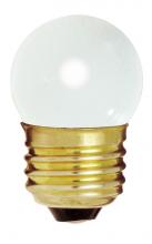 Satco Products Inc. S3607 - 7.5 Watt S11 Incandescent; Gloss White; 2500 Average rated hours; 20 Lumens; Medium base; 120 Volt
