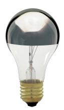 Satco Products Inc. S3956 - 100 Watt A19 Incandescent; Silver Crown; 1500 Average rated hours; 960 Lumens; Medium base; 130 Volt