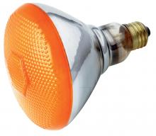 Satco Products Inc. S5003 - 100 Watt BR38 Incandescent; Amber; 2000 Average rated hours; Medium base; 230 Volt