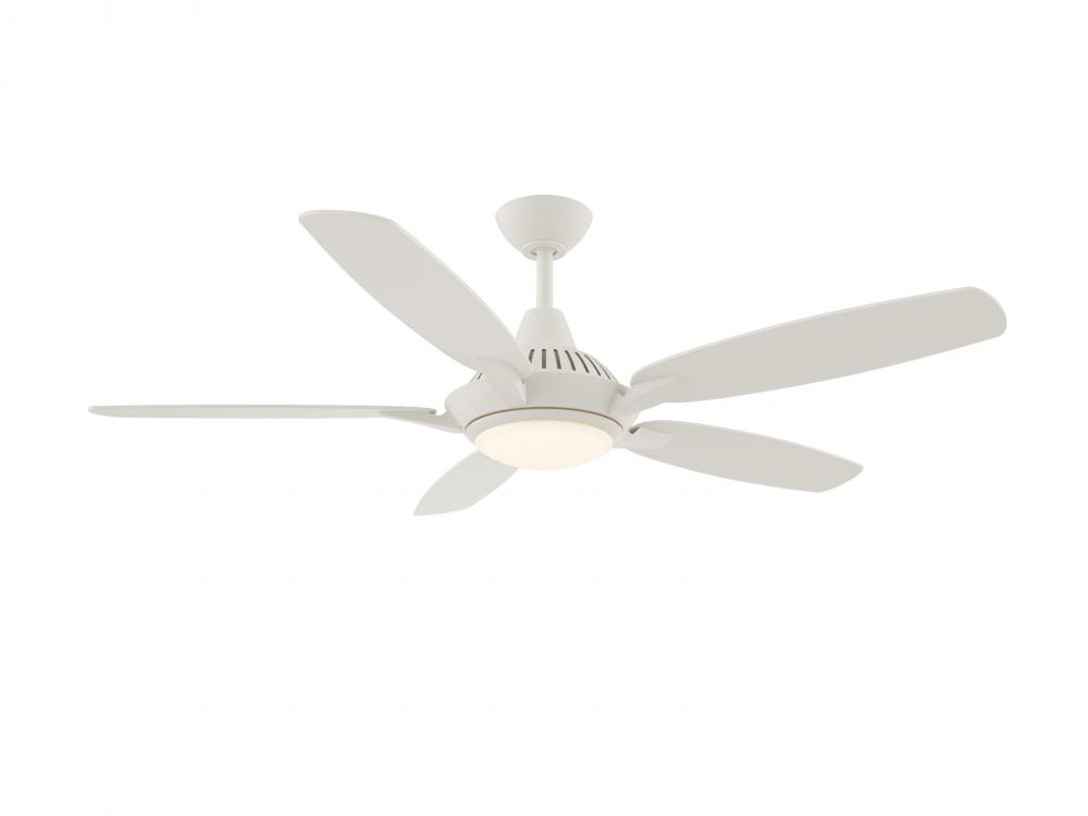 Solero Matte White 52 inch ceiling fan