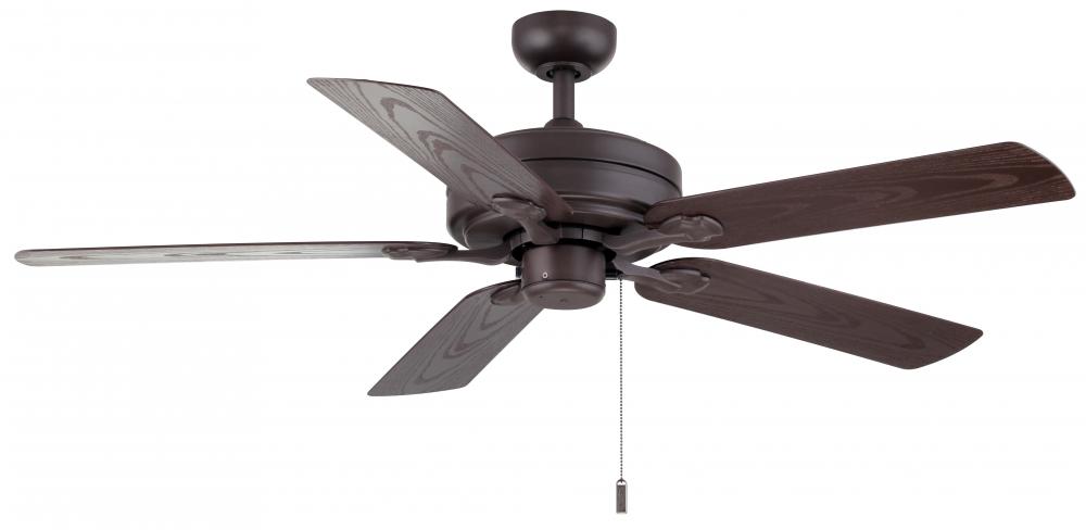 Courtyard Outdoor Textured Brown 52 Inch Ceiling Fan