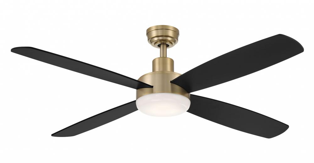 Aeris Brushed Brass LED ceiling fan