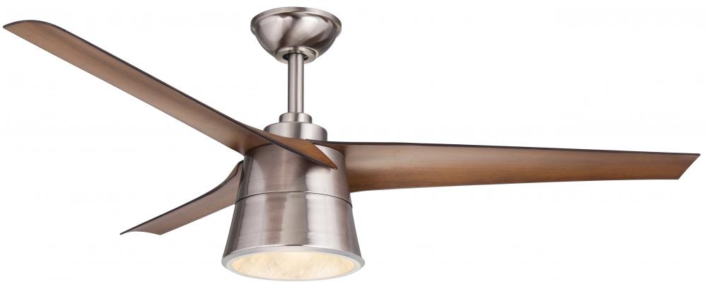 Cylon Stainless Walnut Ceiling Fan