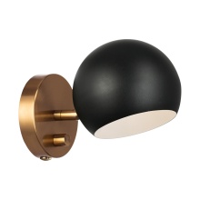 Matteo Lighting W31701MBAG - Orb Wall Sconce