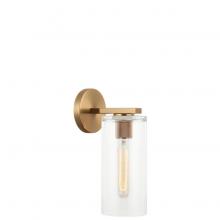 Matteo Lighting W32501AG - Lincoln Aged Gold Brass Wall Sconce