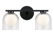 Matteo Lighting W60702BKCL - Derbishone Wall Sconce