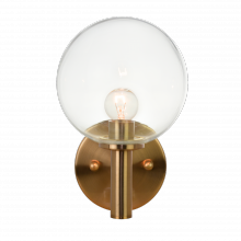 Matteo Lighting S06001AGCL - Cosmo Aged Gold Brass Wall Sconce