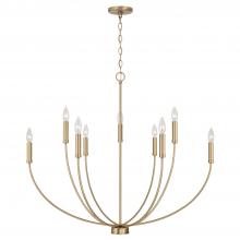 Capital 452191AD - 8-Light Chandelier in Aged Brass