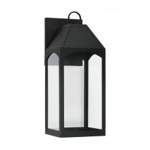 Capital 946321BK-GL - 1 Light Outdoor Wall Lantern