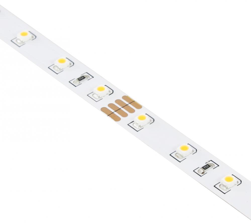 24V 3528 LED Tape Light Reel with 60 Unjacketed LEDS per Meter, 5000K, 32.8-Feet