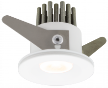  RMS12-30-401-WH - 42MM MINI RECESSED, LED 3000K, 1W, 100LM, 30° BEAM, WHITE FINISH