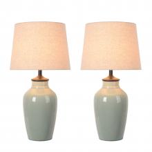 Kenroy Home 34326GRN - Baltic Accent Lamp-2 Pack