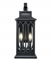  88102-PBK - Mallorey 2-Light Outdoor Wall Sconce Powder Coated Black