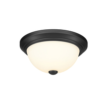  4901-MB - 2-Light Flushmount Ceiling Light Matte Black