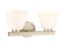 Millennium 49002-MG - Apria 15.75" Wide 2-Light Vanity - Modern Gold