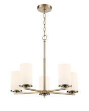Millennium 2715WG-MG - Verlana 24" 5-Light Chandelier - Modern Gold