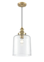 Millennium 218201-VB - Khrisa 10" Wide 1-Light Pendant - Vintage Brass