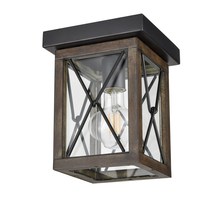  DVP43374BK+IW-CL - County Fair Outdoor Flush Mount