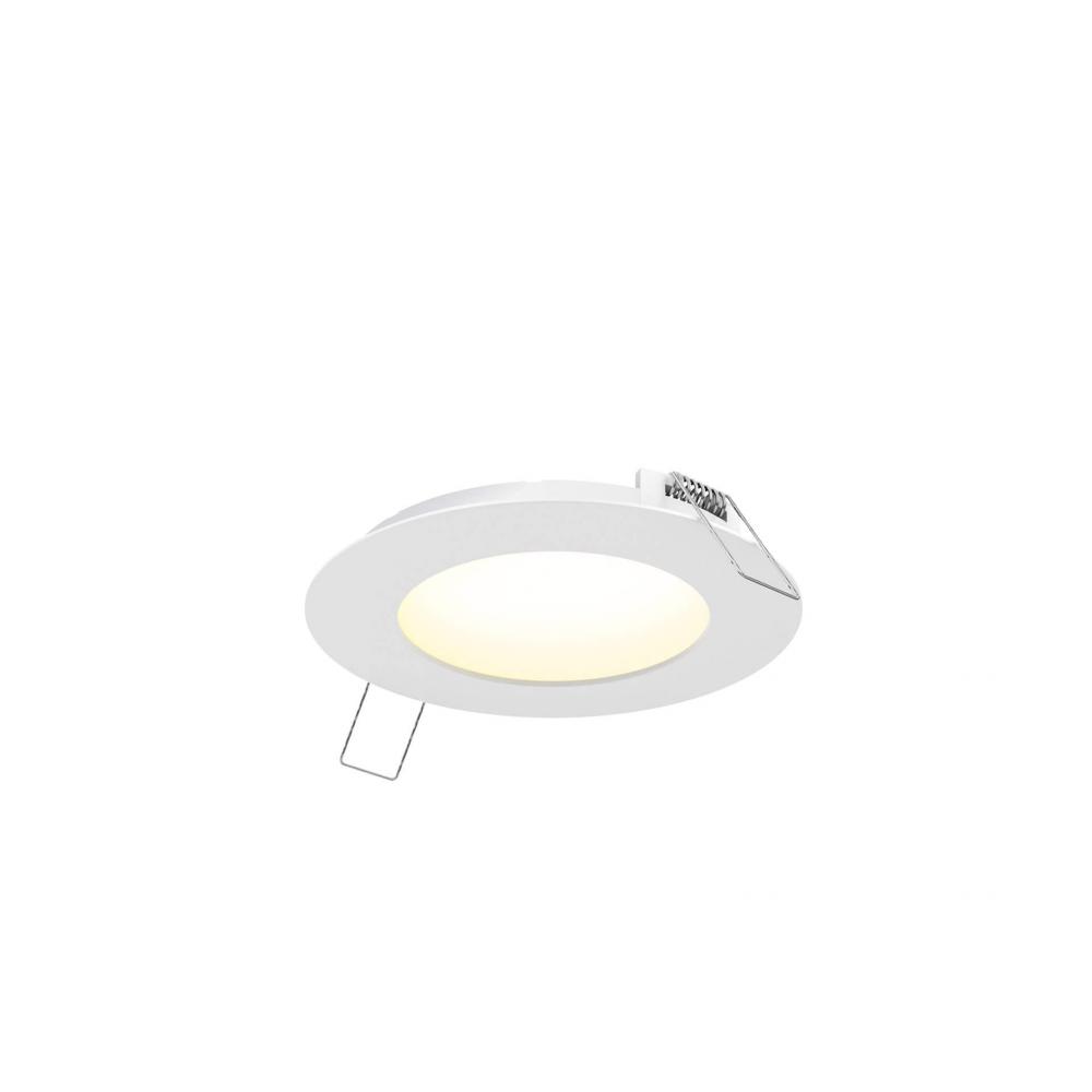 4" Round Panel Light With Dim - To - Warm Technology