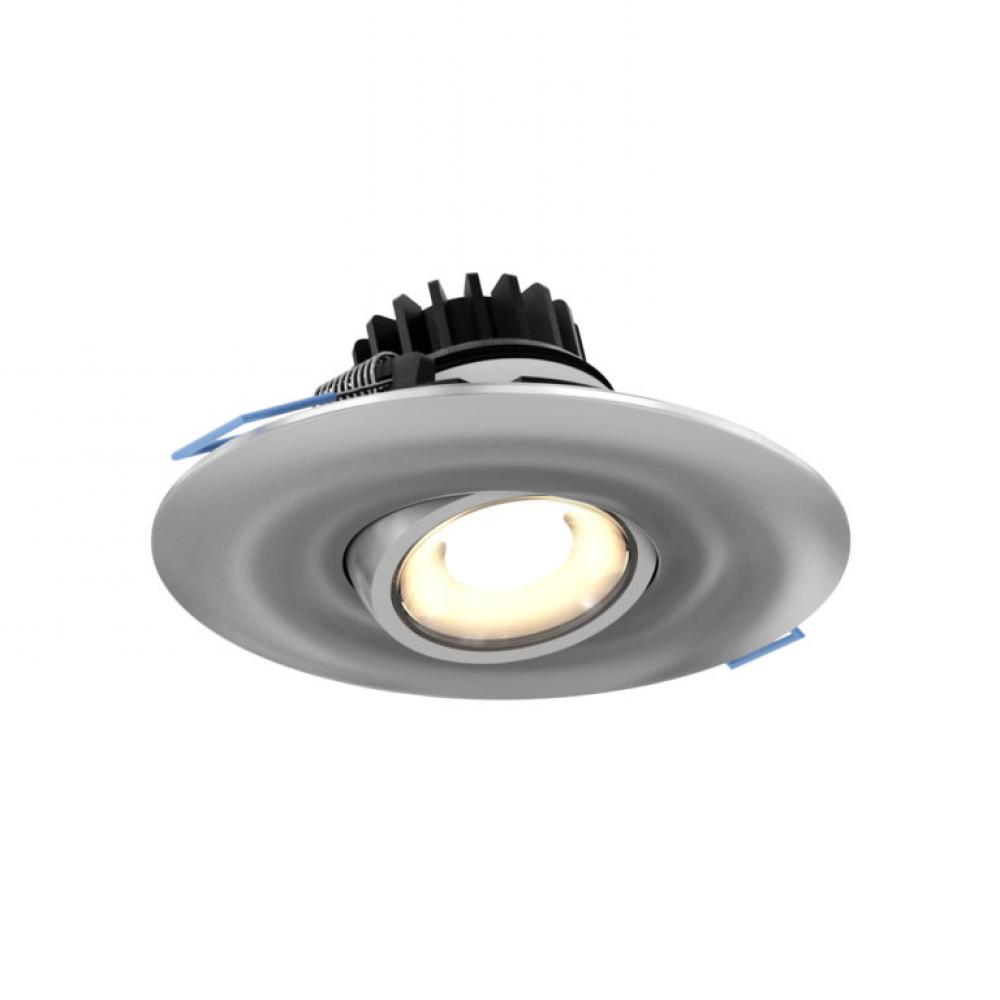 4 Inch Round Recessed LED Gimbal Light In 5CCT