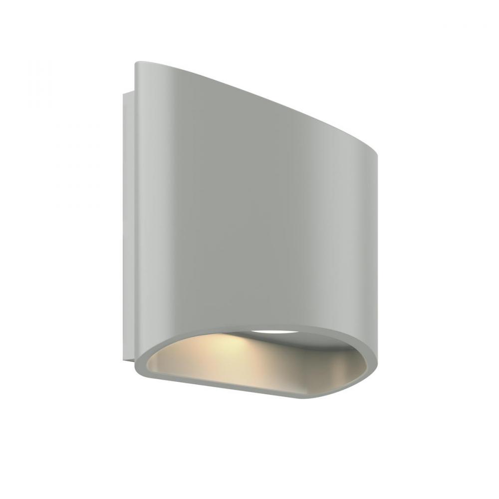 6 Inch Oval Up/Down LED Wall Sconce