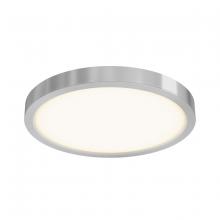 Dals CFLEDR14-CC-SN - 14 Inch Round Indoor/Outdoor LED Flush Mount