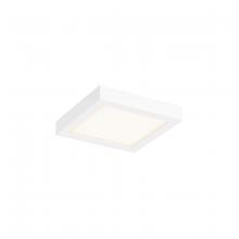 Dals CFLEDSQ06-CC-WH - 6 Inch Square Indoor/Outdoor LED Flush Mount