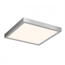 Dals CFLEDSQ10-CC-SN - 10 Inch Square Indoor/Outdoor LED Flush Mount