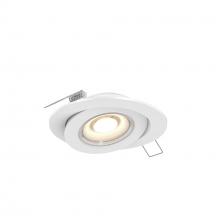  FGM6-CC-V-WH - Multi CCT Flat LED Recessed Gimbal - universal 120V-347V, 0-10V dimming