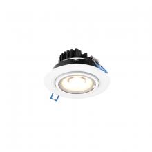 Dals GMB4-3K-WH - 4 Inch Round Recessed LED Gimbal Light