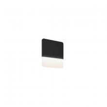 Dals SQS06-3K-BK - 6 Inch Square Ultra Slim Wall Sconce