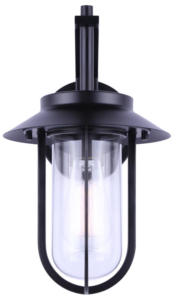 NAVY, IOL531BK, MBK Color, 1 Lt Outdoor Down Light, Clear Glass, 60W Type A