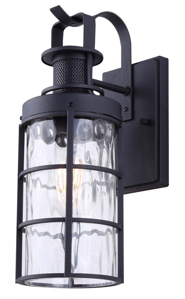 WINSLET, IOL610BK, BK (Sand) Color, 1 Lt Outdoor Down Light, Watermark Glass, 1 x 60W Type A