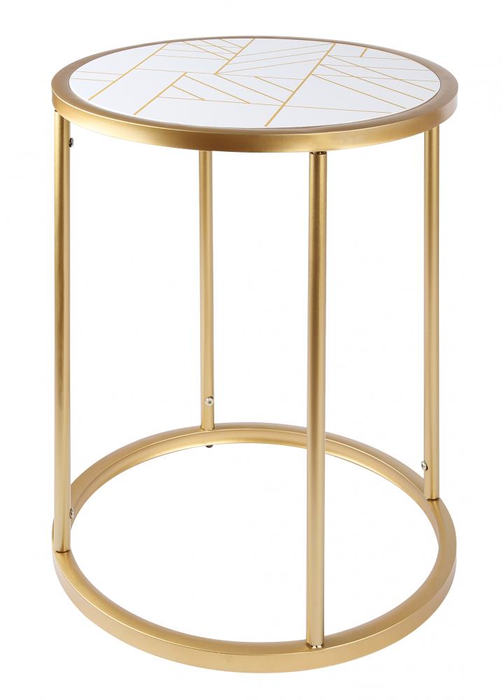 Harlo Gold Accent Table
