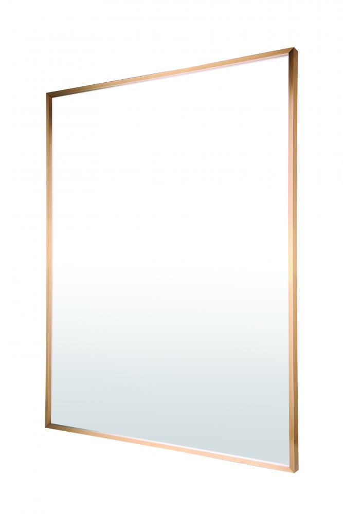 Mirror, RT1GD2842 -G-, Metal Frame Mirror, 28.75inch W x 42.75inch H x 1inch D
