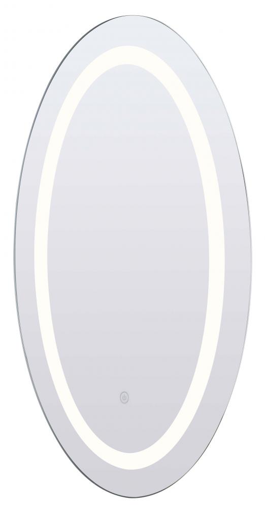 LED Mirror, LR8116A1931, 19.7" W x 31.5" H, Touch Button, 20W, 3000K, 80 CRI, Memory switch