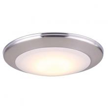 Canarm LED-SM6DL-BN-C - LED Disk, 6 IN Brushed Nickel Color Trim, 15W LED (Integrated), Dimmable, 3000K,