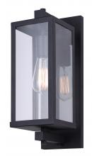 Canarm IOL572BK - Kellan 1 Light Outdoor Lantern, Black Finish