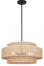  ICH1149A03NBK22 - BELLAMY 3 Light Black Bohemian Chandelier for Dining Rooms and Living Rooms