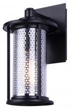 Canarm IOL524BKC - JULEE, IOL524BKC -G-, MBK + CH Color, 1 Lt Outdoor Down Light, Clear Glass, 60W Type A, 6.25inch W x