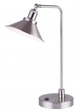 Canarm ITL1017A21BN - TALLY Brushed Nickel Table Lamp